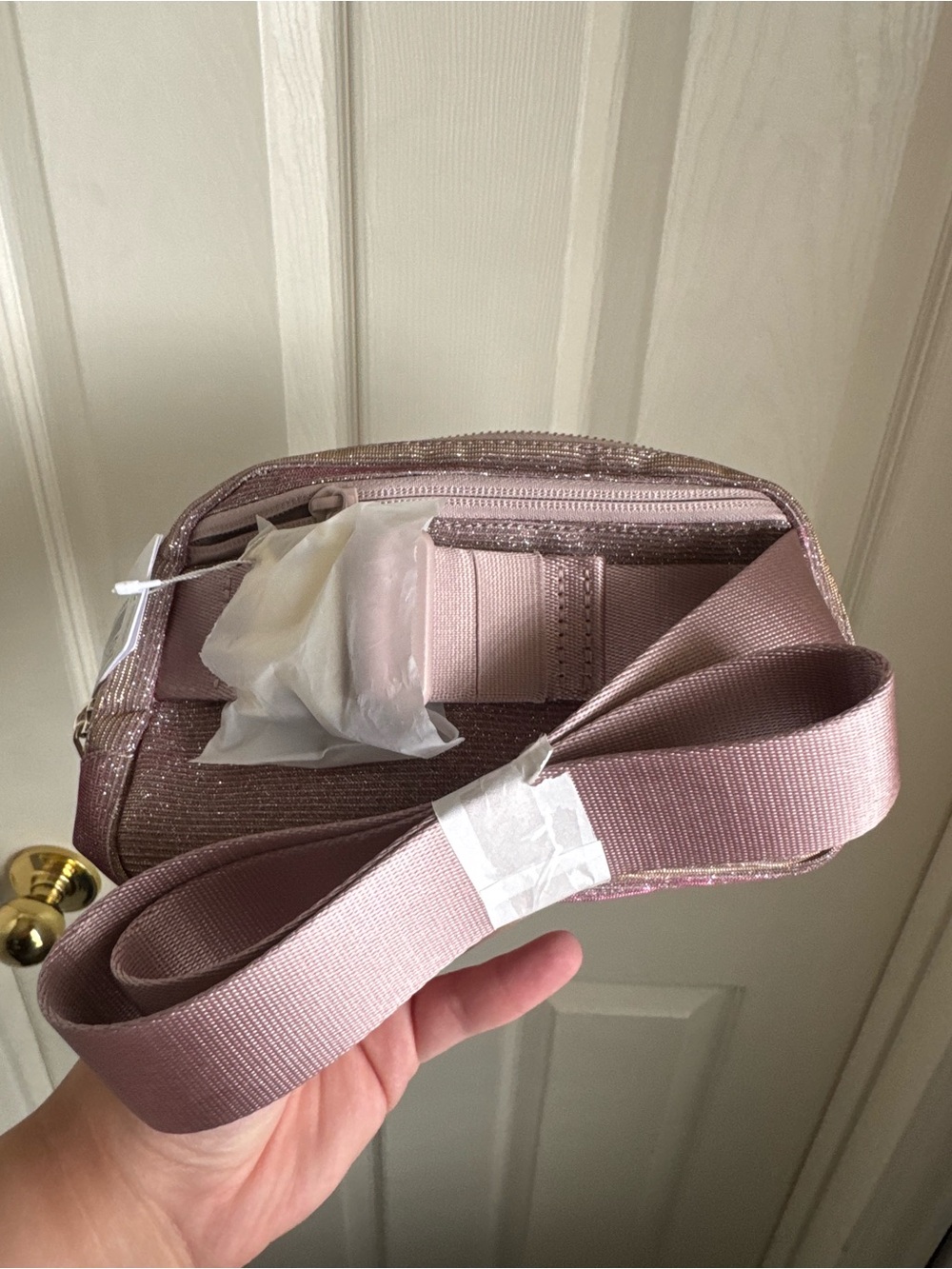 Lululemon Pink Glitter Everywhere Belt Bag - Picture 4 of 6